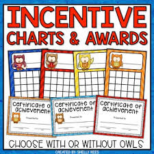 Incentive Reward Charts And Sticker Charts