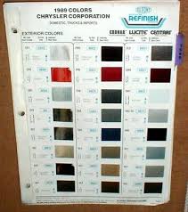 Interior Car Truck Paint Color Chips