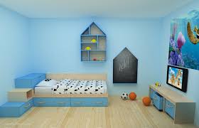 При избора на цвят за детската стая, което трябва да знаете за вкусовете на вашето дете, цветове, защото те отразяват неговите в детската стая трябва да бъде изключена от ясна и приятелско настроение. Ciknoto Detska Staya V Sin Cvyat