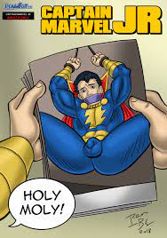 Iceman Blue - Captain Marvel Jr. gay porn comic