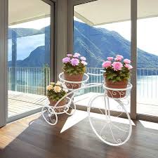 Tricycle Plant Stand Flower Pot Cart