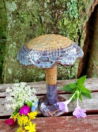 Ceramic Mushroom Sculpture Mushroom