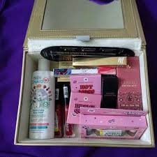 lakme makeup box with mirror attached