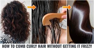 how to comb curly hair without getting