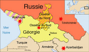 Résultat de recherche d'images pour "Géorgie Russie  carte géographie"