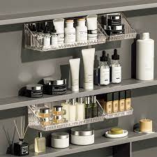 wall shelf cosmetic display container