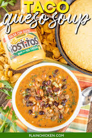 cheesy taco soup plain en