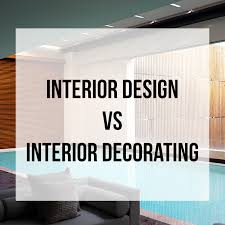 interior design vs interior decorating