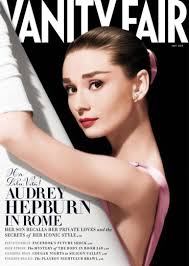 Audrey Hepburn Vanity Fair cover. By Bud Fraker/From mptvimages.com. Digital Colorization by Lorna Clark. Audrey Hepburn on Vanity Fair&#39;s May 2013 cover. - cn_image.size.cover-may-2013-audrey-hepburn
