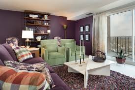purple walls and carpet ideas