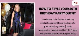 how to style 50th birthday party