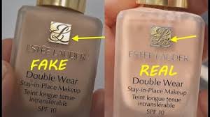 estee lauder makeup real vs fake how