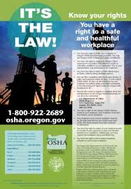 Remind your workers to work safely everyday. Free Oregon Labor Law Posters For 2021