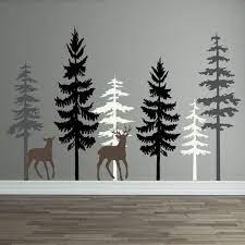 Animal Forest Wall Decal Hunting Wall