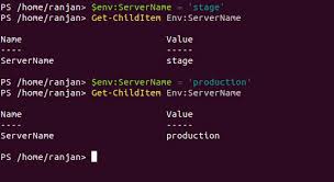 powers environment variables