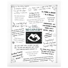 baby shower guest book frame suits