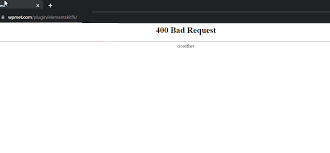 how to fix server error 400 bad request