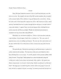Life Experience Essay Mples Format My Writing Job Co
