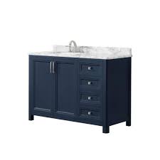 There are 305 suppliers who sells bathroom vanity home depot on alibaba.com, mainly located in asia. Home Decorators Collection Sandon 48 In W X 22 In D Bath Vanity In Midnight Blue With Marble Vanity Top In Carrara White With White Basin Sandon 48mb The Home Depot