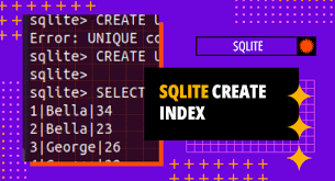 sqlite create index