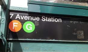 7th avenue f g subway station mezzanine