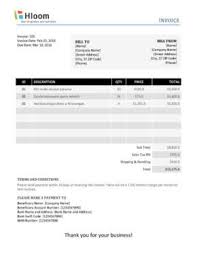 144 Free Invoice Templates For Any Business In Excel And Word
