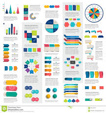 Mega Set Of Infographics Elements Charts Graphs Circle