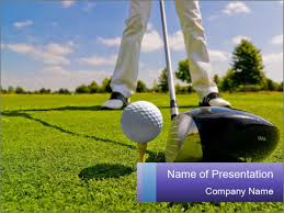 Golf Competition Powerpoint Template Infographics Slides