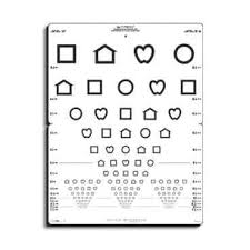 Lea Symbols Folding Pediatric Eye Chart Lea Test Intl Llc