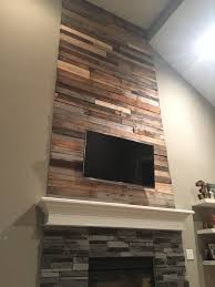 Fireplace Pallet Wall Fireplace Makeover