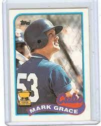 1988 rookies iv final series (unlicensed) #19 mark grace. Amazon Com 1989 Topps Mark Grace 465 All Star Rookie Iowa Cubs Collectibles Fine Art