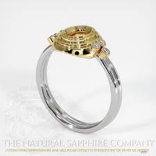 white ring setting with diamonds js305yw18