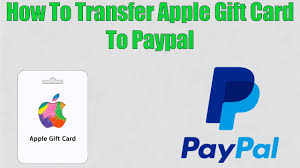transfer apple gift card to paypal