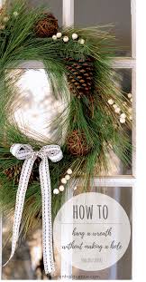 How To Hang A Wreath Without Making A
