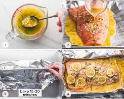 I've cooked baked salmon in foil dozens of different ways. Lemon Garlic Butter Salmon In Foil Recipe Little Sunny Kitchen