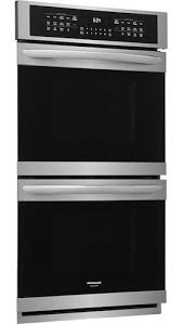 Oven height can be adjusted with 2 (5 cm) wide wood shims when needed to fit into an existing cabinet cutout opening, when cutout height exceeds. Fget2766uf In Stainless Steel By Frigidaire In Los Angeles Ca Frigidaire Gallery 27 Double Electric Wall Oven