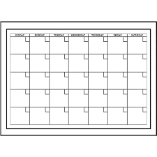 Wallpops Medium Monthly Calendar Self