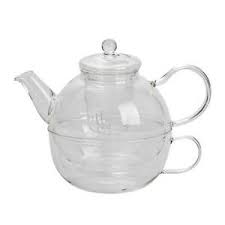 glass teapot set for