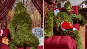 Man dresses up as the Grinch for a sexy Christmas photoshoot | Metro News