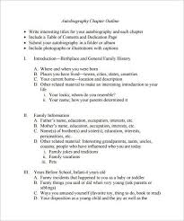 Hover over the sentences to learn more. 7 Autobiography Outline Template Doc Pdf Free Premium Templates