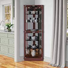 corner curio cabinets ideas on foter