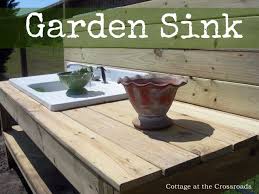 A Sink In The Garden Cottage At The