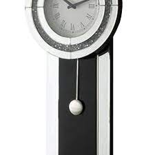 Pendulum Wall Clock With Mirror Trim
