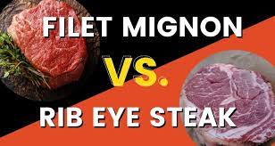 filet mignon vs ribeye steak which is