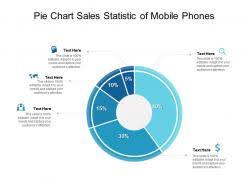 pie chart s statistic of mobile
