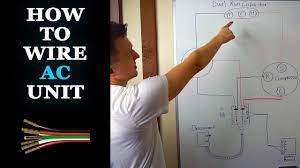 Home ac thermostat wiring diagram fabulous thermostat digital 9 simple ac capacitor wiring diagrams mcafeehelpsupports com. How To Wire Ac Unit Youtube