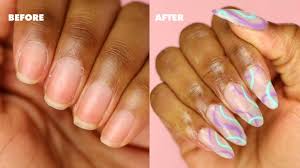 press on nails with builder gel by