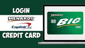 menards credit card login menards big