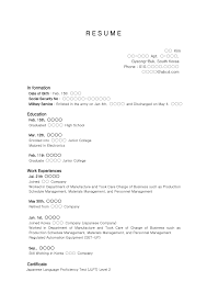 Sample Resume For College Student No Experience Sample Resume For