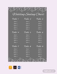 Free Chalkboard Wedding Seating Chart Template Pdf Word